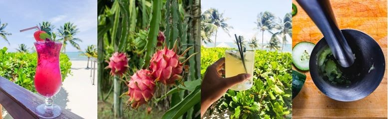 Colorful drinks abound at St. George's Caye Resort - Belize