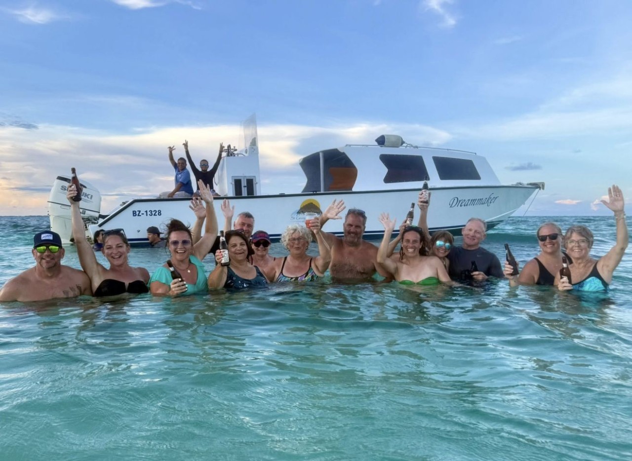 Saint-Georges-Caye-Resort---Belize---Gem-of-Belize---Overwater-Thatched-Roof-Cabana-Bungalows---The-Ultimate-in-Relaxation-and-Disconnection---Hammock-Time---Island-Time---Sandbar